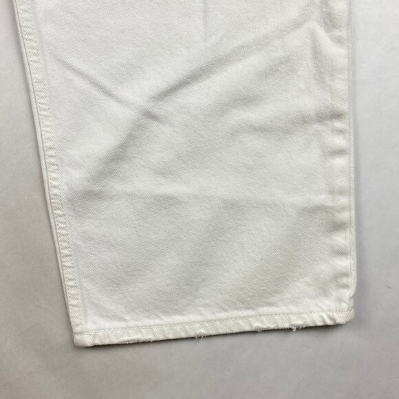NWT Good American Jeans Women's Size 20 Good '90s Duster Natural Fray White - Picture 5 of 16